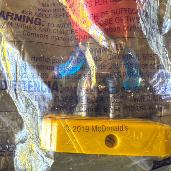 Marvel Avengers Team Suit Iron Man McDonald’s Happy Meal Toy - 2019 - Sealed - Picture 4 of 5